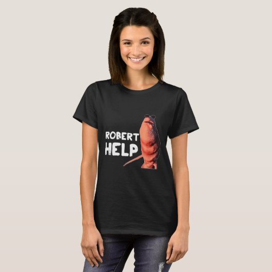 Marcus The Worm Meme Funny Graphics Vrchat Robert  T-Shirt (Vorne ganz)
