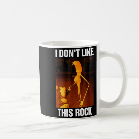 Marcus The Worm Meme Robert I Don't Like This Rock Kaffeetasse (Rechts)