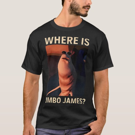 Marcus The Worm Where Is Jimbo James Funny Meme T-Shirt (Vorderseite)