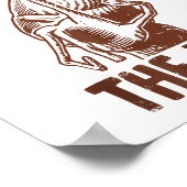 Marcus The Worm You're Ruining The Vibe  Poster (Ecke)