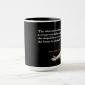 Marcus Tullius Cicero Zitat aus der Vernunft Tasse (Zentrum)