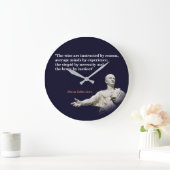 Marcus Tullius Cicero Zitat zur Vernunft Große Wanduhr (Zuhause)