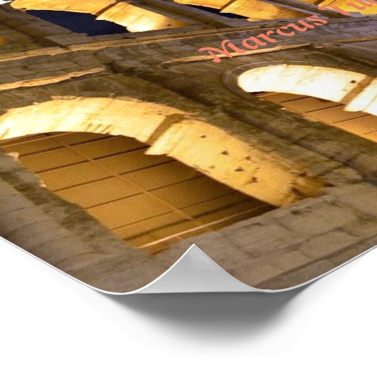 Marcus Tullius Cicero Zitat zur Vernunft Poster (Ecke)