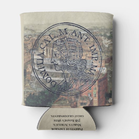 Marcus und Domitia Can Cooler Dosenkühler (Rückseite)