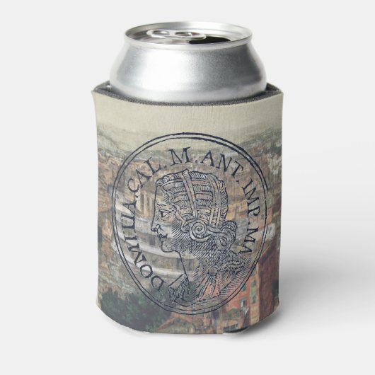 Marcus und Domitia Can Cooler Dosenkühler (Kanne Rückseite)