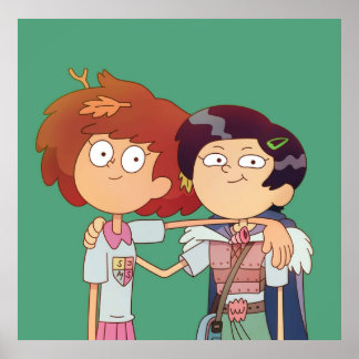 Marcy und Anne Amphibia Poster