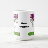 Mardi Goose On The Loose Funny Fat Tuesday Design Kaffeetasse (Mittel)