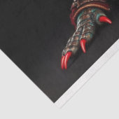 Mardi Gra Farbiger Alligator Decoupage Seidenpapier (Ausschnitt)