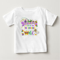 Mardi Gras 1. Geburtstag (King Cake & Fun) Shirt