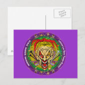 Mardi Gras 2011 Joker-V-3 Postkarte (Vorne/Hinten)