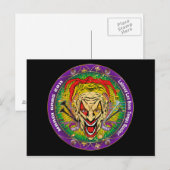 Mardi Gras 2011 Joker-V-3 Postkarte (Vorne/Hinten)
