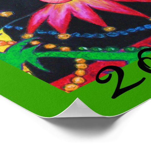Mardi Gras 2011 Mardi Gras Poster (Ecke)