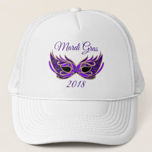 Mardi Gras 2018 Maske Truckerkappe