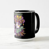Mardi Gras 2022 Girl Costume Tasse (VorderseiteRechts)