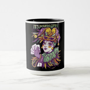 Mardi Gras 2022 Mädchen Kostüm Tasse