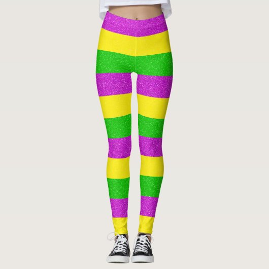 Mardi Gras 2023 Flamboyant Masquerade Celebration Leggings (Vorderseite)