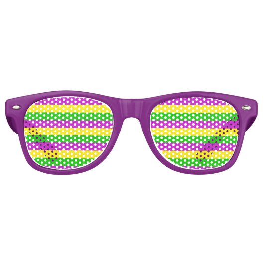 Mardi Gras 2023 Flamboyant Masquerade Celebration Partybrille (Vorderseite)