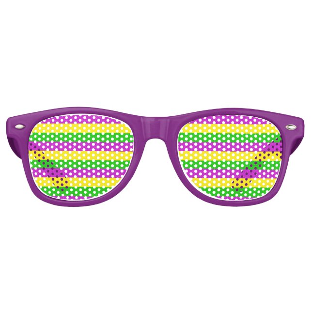 Mardi Gras 2023 Flamboyant Masquerade Celebration Partybrille (Vorderseite)