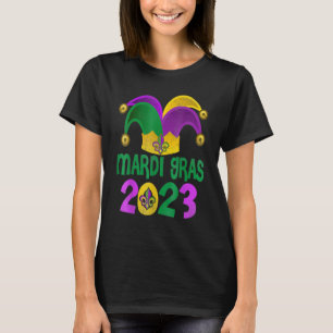 Mardi Gras 2023 Jester Outfit for Kids Girl Boy Me T-Shirt