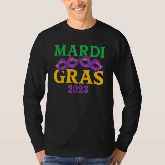 Mardi Gras 2023 New Orleans Parade Party Women Men T-Shirt (Vorderseite)