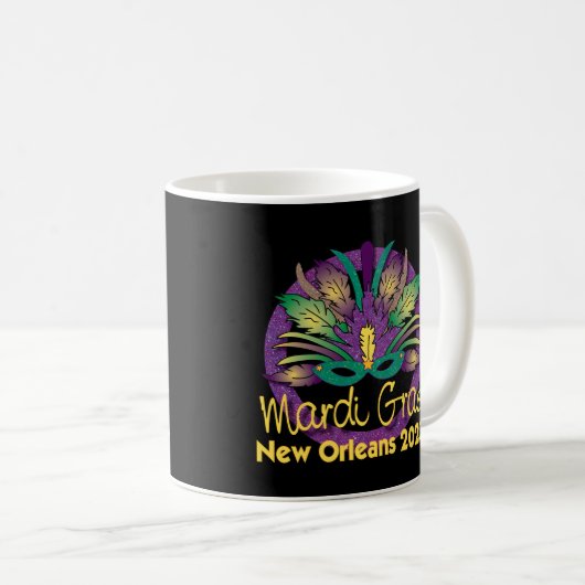 Mardi Gras 2023 Tasse - New Orleans (VorderseiteRechts)