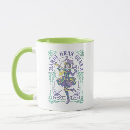 Mardi Gras 2023 Vintage Lady Tasse (Links)