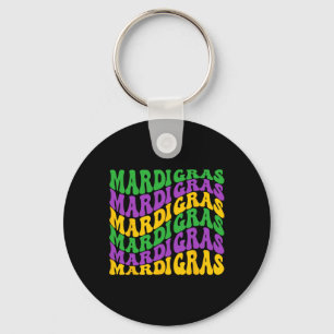Mardi Gras 2024 Girls Mask Beads New Orlean Schlüsselanhänger