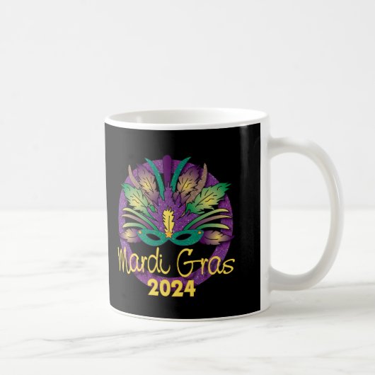 Mardi Gras 2024 Tasse (Rechts)