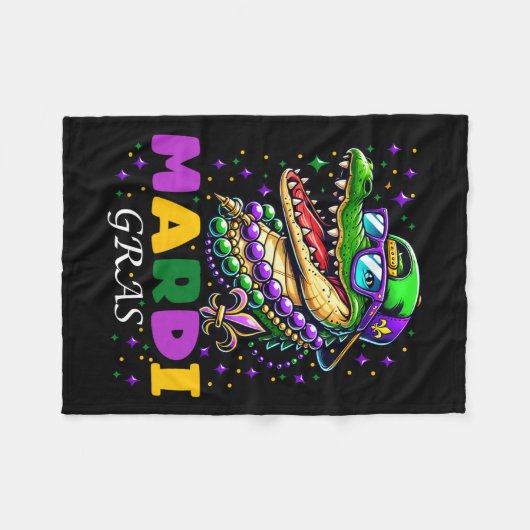 Mardi Gras 2025 für Männer Frauen Kinder Fleecedecke (Vorderseite (Horizontal))