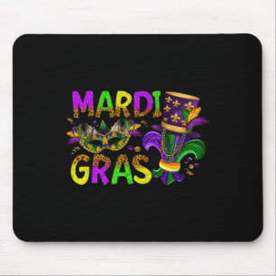 Mardi Gras 2025 Jester Outfit Kinder Girls Boys Me Mousepad
