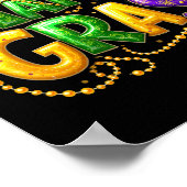 Mardi Gras 2025 Outfits for Men Women Poster (Ecke)