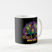 Mardi Gras 2025 Tasse - Biloxi, MS (VorderseiteRechts)