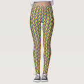 Mardi Gras 2 Diamonds Pop Mode Leggings (Vorderseite)