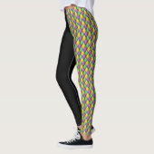 Mardi Gras 3 Diamonds Pop Mode Leggings (Links)