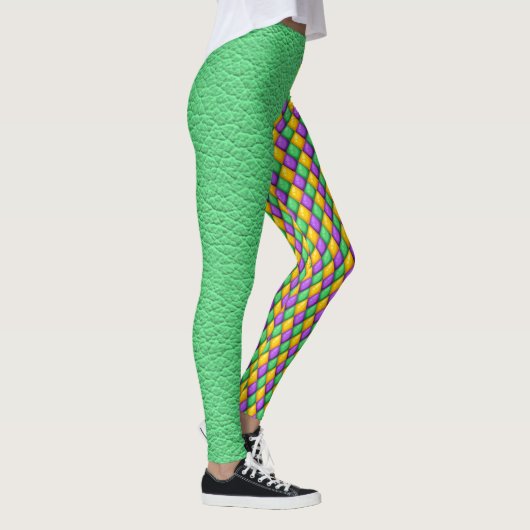 Mardi Gras 4 Diamonds Pop Mode Leggings (Rechts)