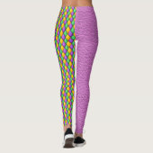 Mardi Gras 4 Diamonds Pop Mode Leggings (Rückseite)