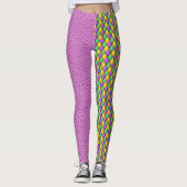 Mardi Gras 4 Diamonds Pop Mode Leggings (Vorderseite)