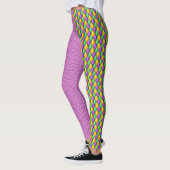 Mardi Gras 4 Diamonds Pop Mode Leggings (Links)