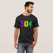 Mardi Gras 504 Crawfish Funny Lago Maggiore T-Shirt (Vorne ganz)