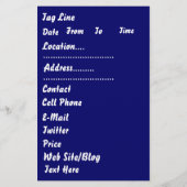 Mardi Gras 5.5" x 8.5" Bitte Anmerkungen anzeigen Flyer (Hinten)