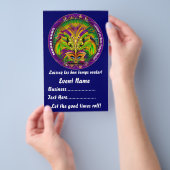 Mardi Gras 5.5" x 8.5" Bitte Anmerkungen anzeigen Flyer (Handgriff)