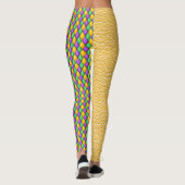 Mardi Gras 5 Diamonds Pop Mode Leggings (Rückseite)