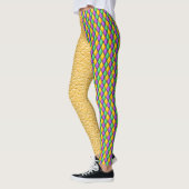 Mardi Gras 5 Diamonds Pop Mode Leggings (Links)