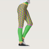 Mardi Gras 6 Diamonds Pop Mode Leggings (Rechts)
