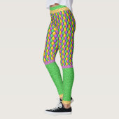 Mardi Gras 6 Diamonds Pop Mode Leggings (Links)