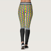 Mardi Gras 6b Diamonds Pop Mode Leggings (Rückseite)