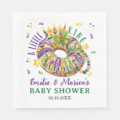 Mardi Gras A little King in on his way Serviette (Vorderseite)