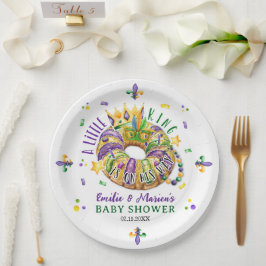 Mardi Gras A little King is on his way Pappteller