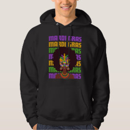 MARDI GRAS Afro Queen Hoodie