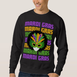 MARDI GRAS Afro Sweatshirt